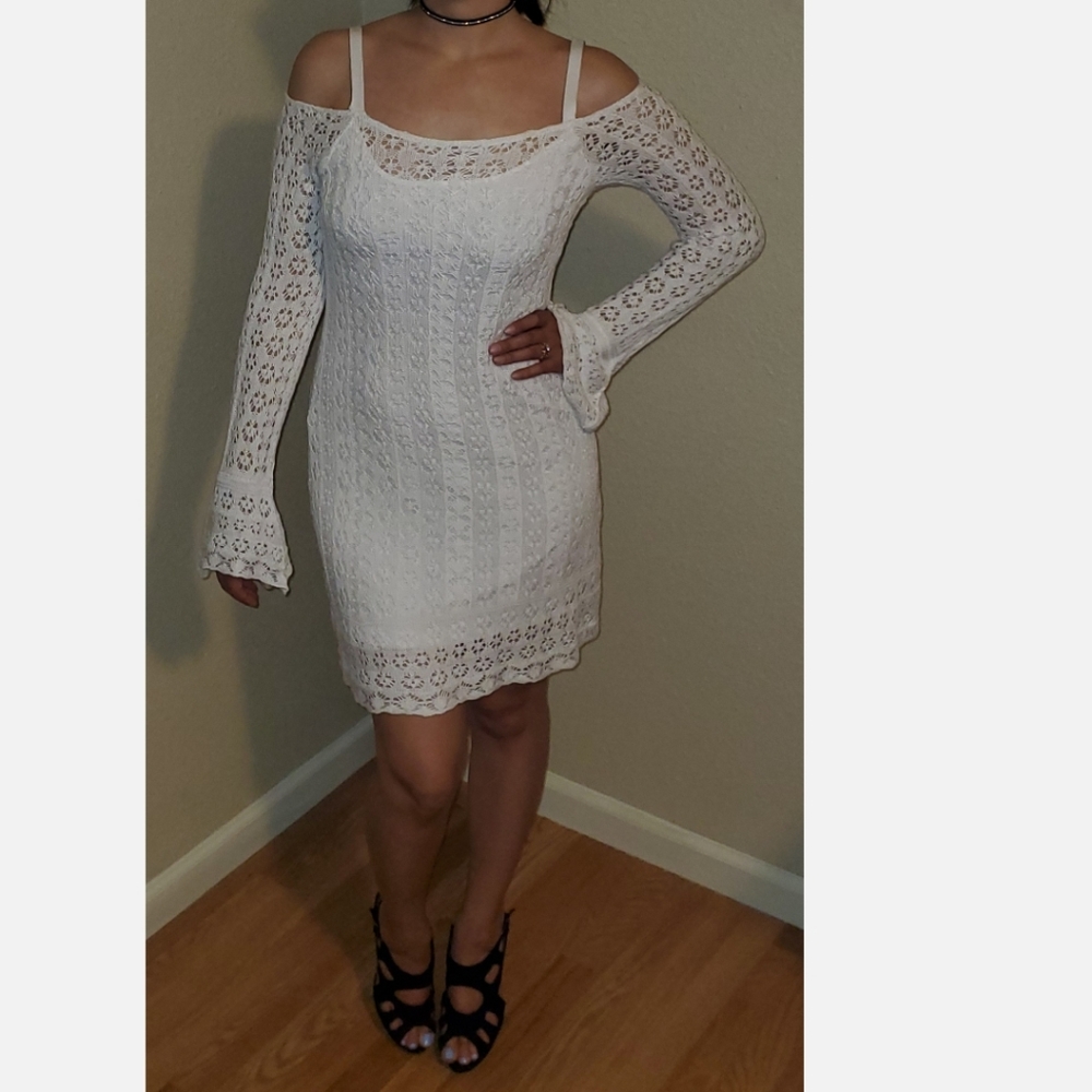 White crotched Venus brand dress